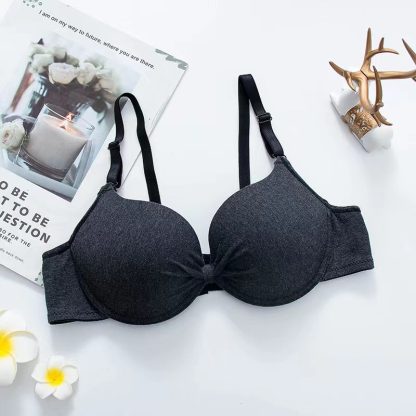 New Bow Girl's Underwear Comfortable Breathable Cotton Bra - Image 5