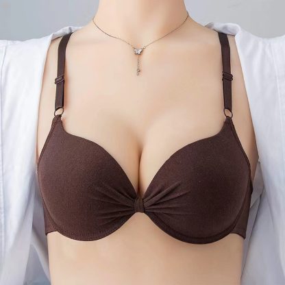 New Bow Girl's Underwear Comfortable Breathable Cotton Bra - Image 7