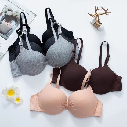 New Bow Girl's Underwear Comfortable Breathable Cotton Bra - Image 2