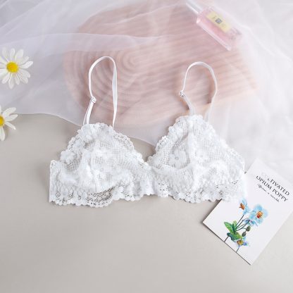 Individual Breathable Lace Thin Women's Bra - Image 7