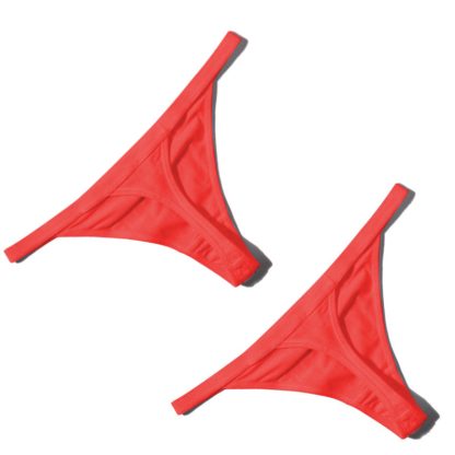 Sexy Ladies Cotton Crotch Thong Panties - Image 5