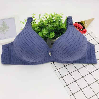Bamboo Charcoal Cup Cotton Bra 3 Breasted Without Steel Ring - Image 6