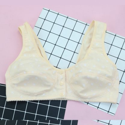 Women's Soft Cotton Printed Front Button Bra - Image 7