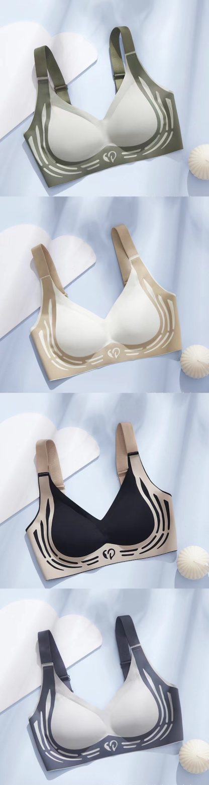Plus-size Sports Bra With Soft Support Adjustment - Image 7