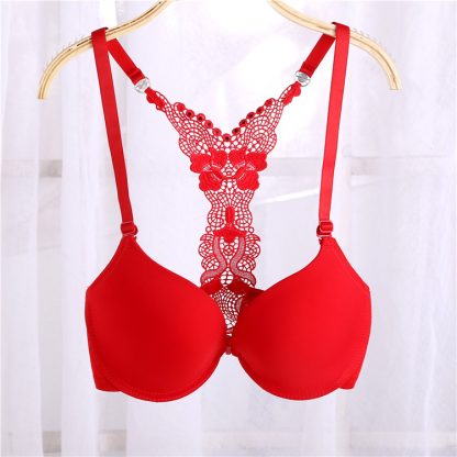 Front Closure Y-type Beauty Back Girls Push Up Bra - Image 2