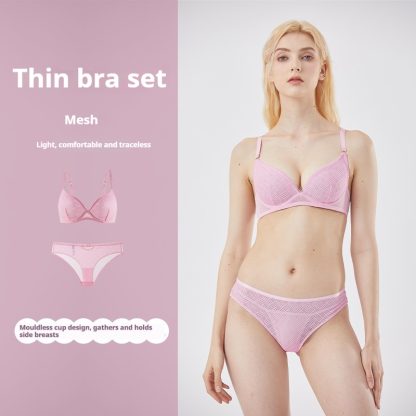 Traceless Thin Underwear Push Up Bra Set - Image 2