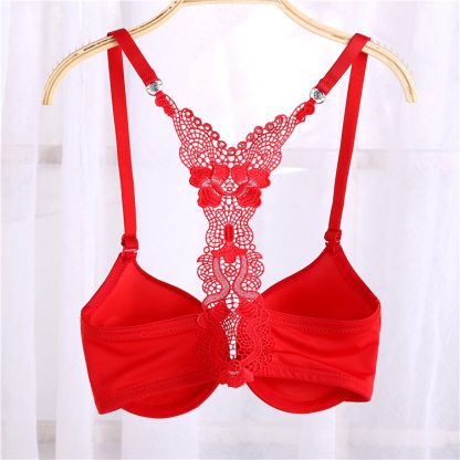Front Closure Y-type Beauty Back Girls Push Up Bra - Image 3