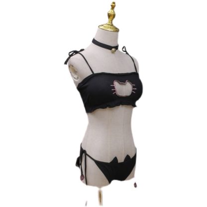 Embroidered Bra Cat Cos Underwear Suit - Image 5