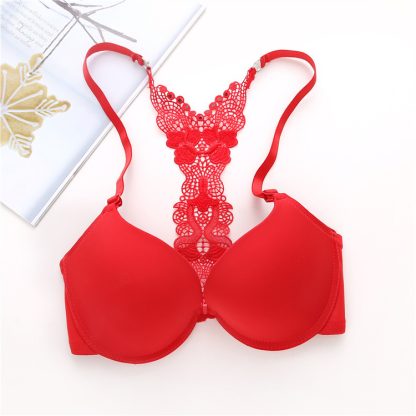 Front Closure Y-type Beauty Back Girls Push Up Bra - Image 6