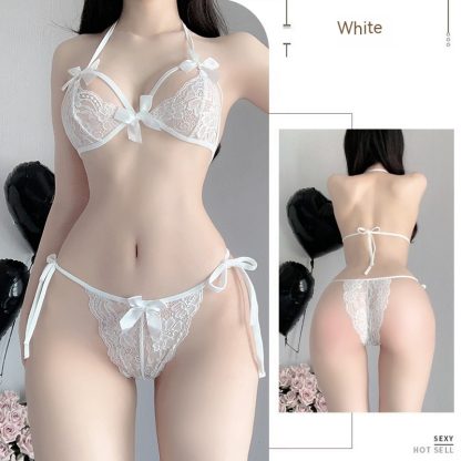 Sexy Lingerie Sexy Lace Three-point Bra Panties Women - Image 4